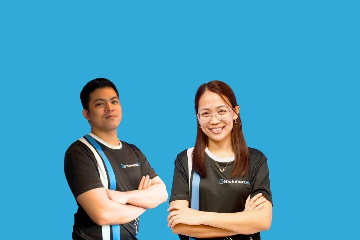 Two Benchmark 365 team members in the Philippines